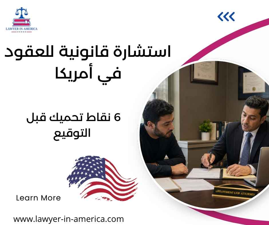 استشارة قانونية للعقود في أمريكا