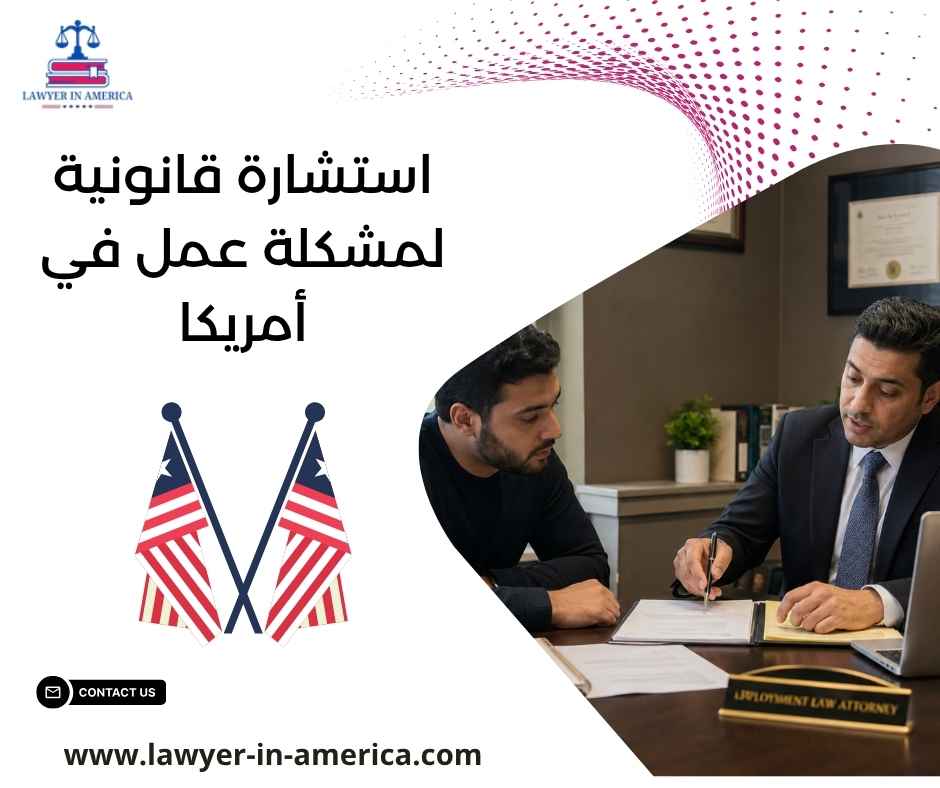 استشارة قانونية لمشكلة عمل في أمريكا