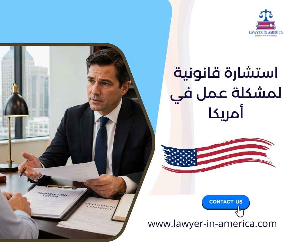 استشارة قانونية لمشكلة عمل في أمريكا